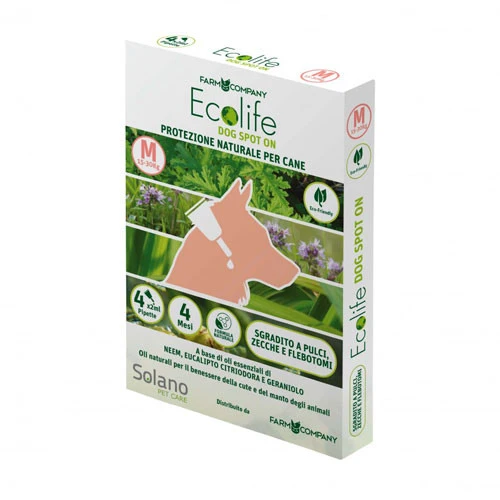 Farm Company Ecolife Repellente Naturale SPOT ON PER CANI