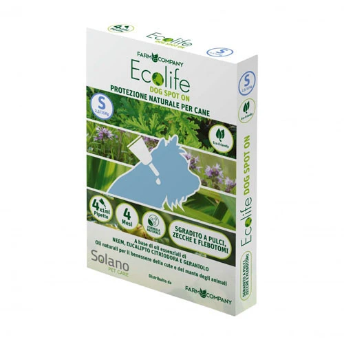 Farm Company Ecolife Repellente Naturale SPOT ON PER CANI