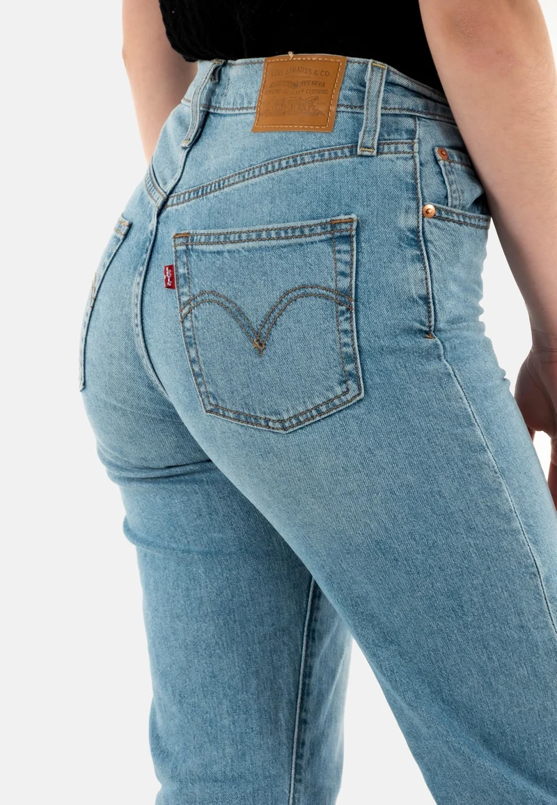 Levi's Ribcage Straight Ankle Jeans, Cool Winner, 24W / 27L Donna