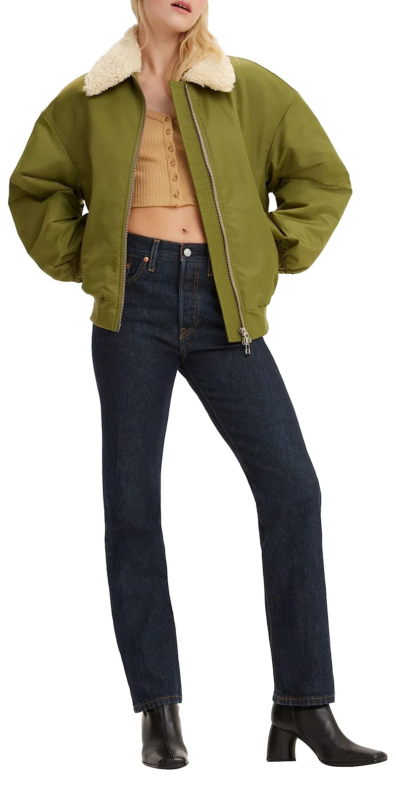 Levi's 501 Jeans for Women, Jeans, Donna, Deep Breath, 34W / 30L