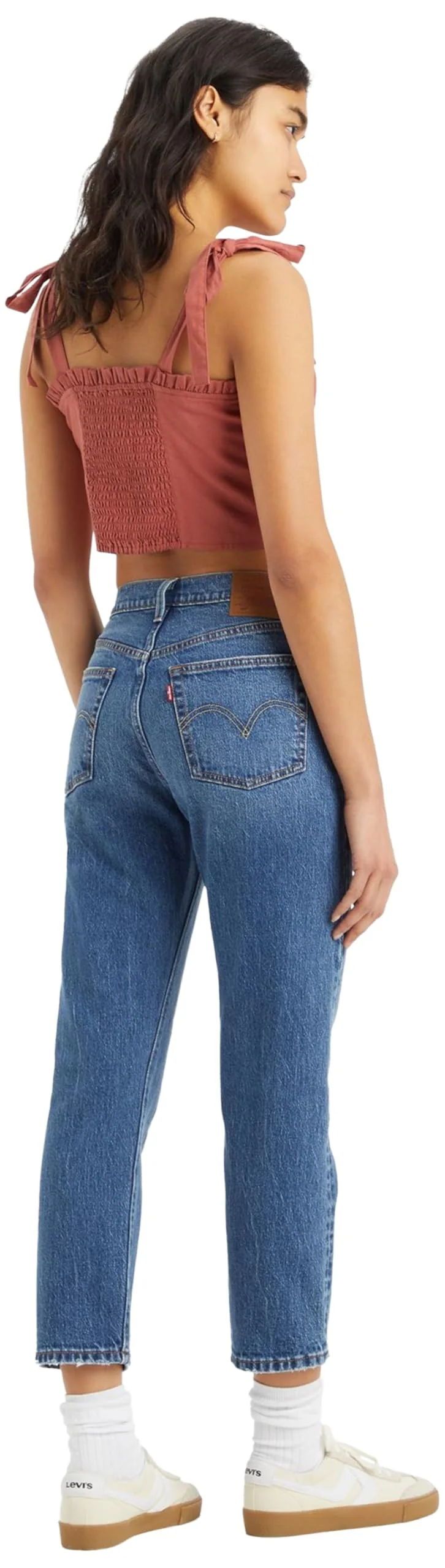 Levi's 501 Crop, Jeans Donna, Erin Can't Wait Stre, 24W / 30L