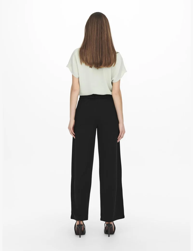 JDY Jdygeggo New Long Pant Jrs Noos, Pantaloni Donna, Nero (Black/Detail:black Buttons), XXL