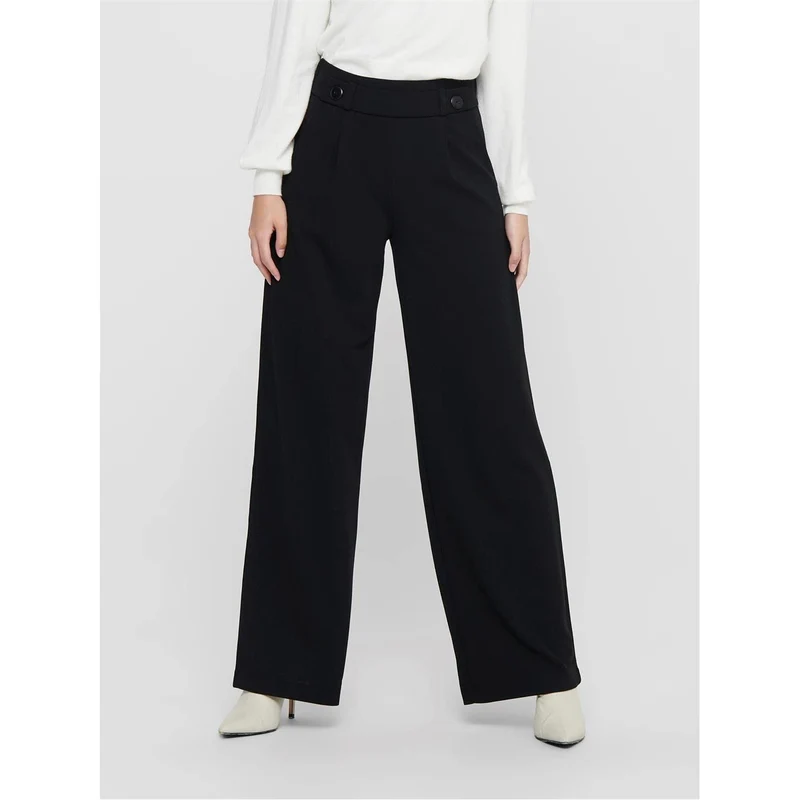 JDY Jdygeggo New Long Pant Jrs Noos, Pantaloni Donna, Nero (Black/Detail:black Buttons), XXL