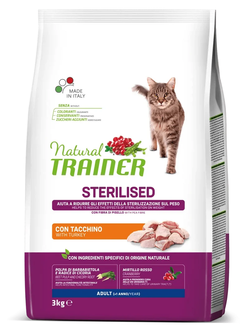 Crocchette Gatto Sterilizzato - Natural Trainer