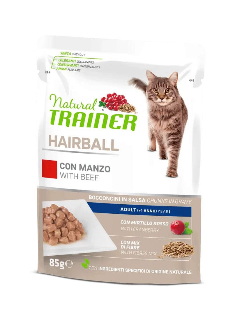 Buste Umido Gatto Hairball - Natural Trainer