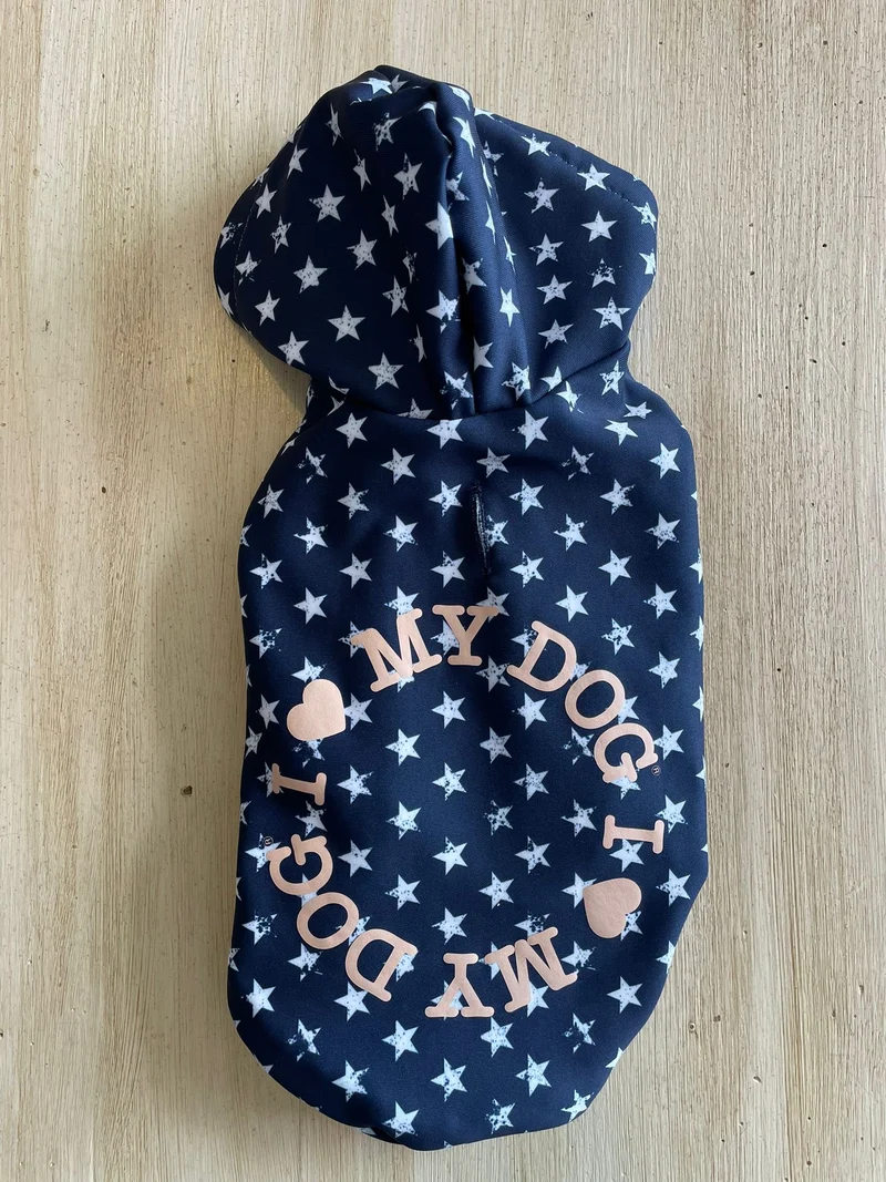 Felpa "Sweety Print Dove Star" - I Love My Dog