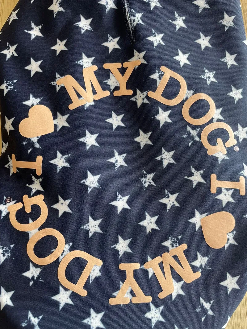 Felpa "Sweety Print Dove Star" - I Love My Dog