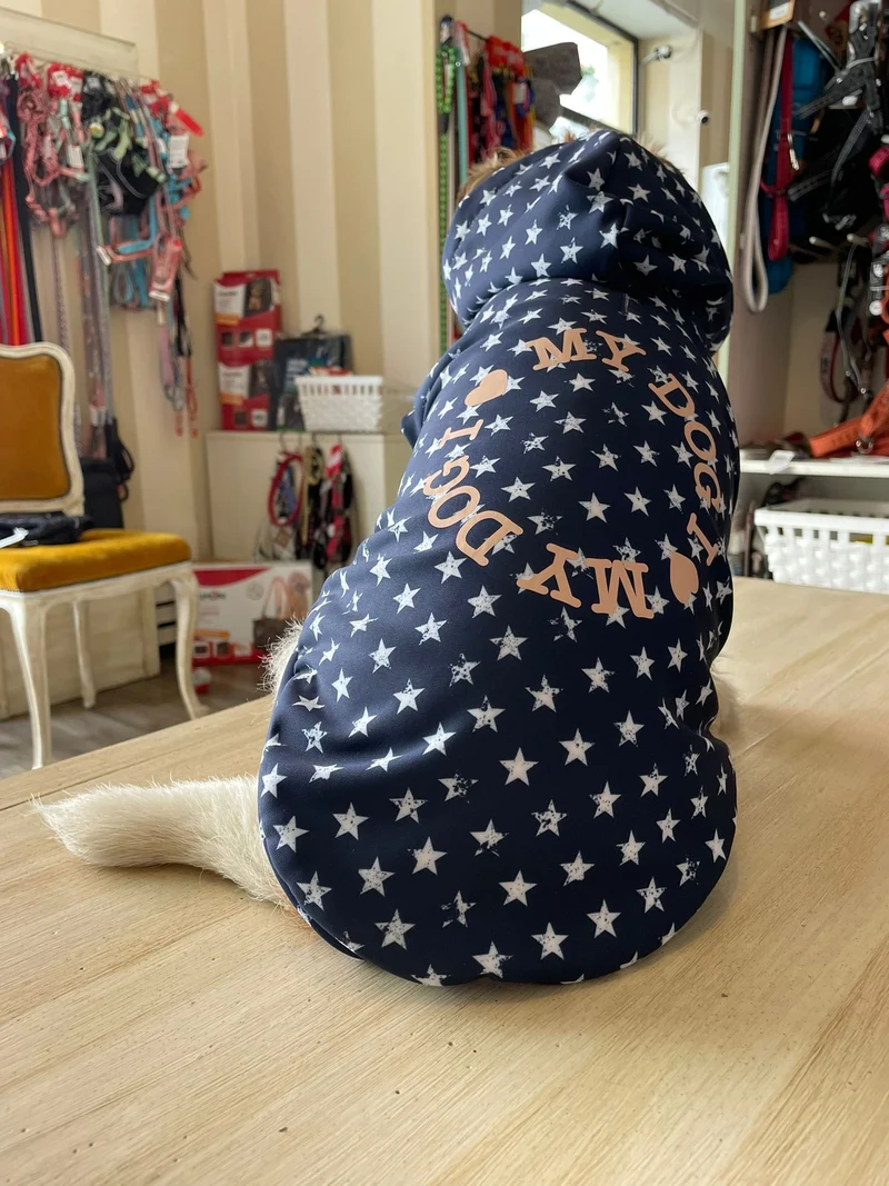 Felpa "Sweety Print Dove Star" - I Love My Dog