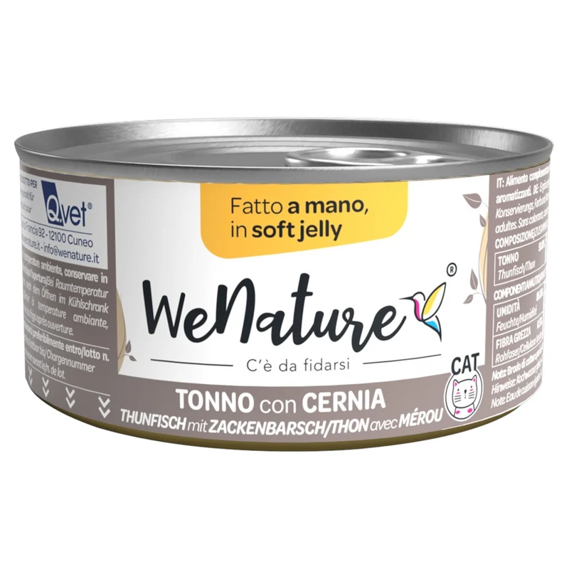 WENATURE Soft Jelly Tonno con Cernia 85gr