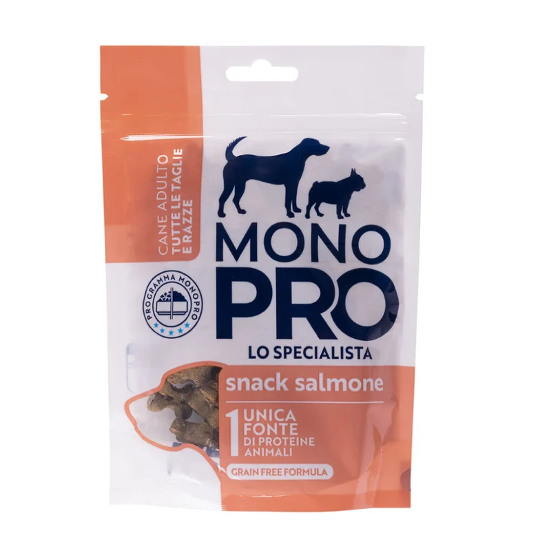 Monopro Dog Adult Snack Salmone 100g