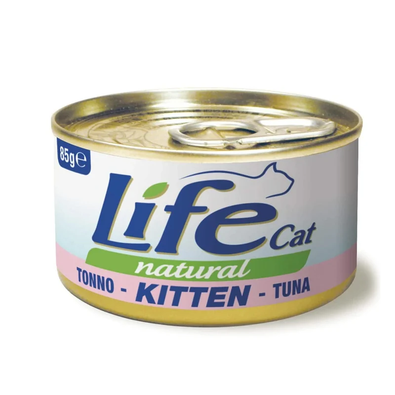 Life Cat Natural Kitten Tonno 85g - Cibo Umido per Gatti Cuccioli
