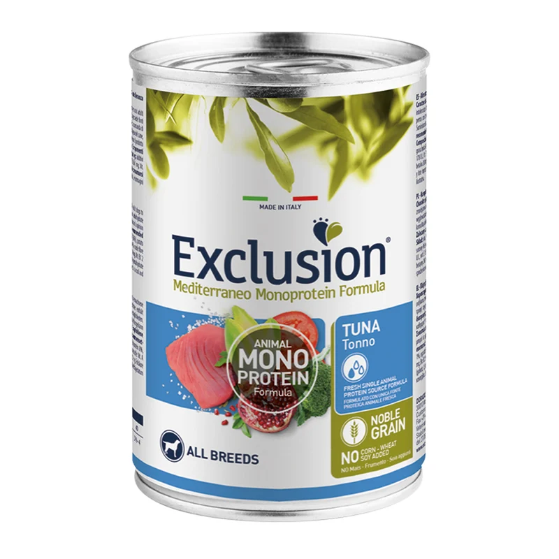 Exclusion Adult Tonno All Breeds Alimento Umido per Cani Adulti 400g