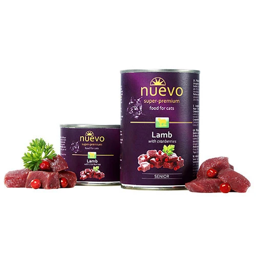 Nuevo Senior Agnello Umido Gatto