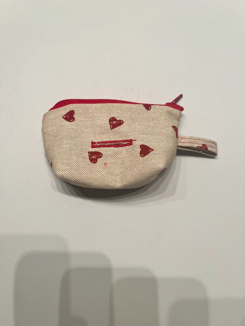 Portasacchetti in tessuto Beige con Cuoricini - Da Tommy Pet Boutique