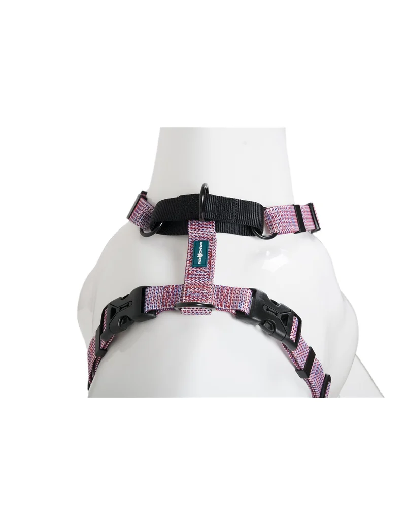 Pettorina "Nylon Deluxe Easywalk" Antifuga con 3 punti di aggancio - Farm Company