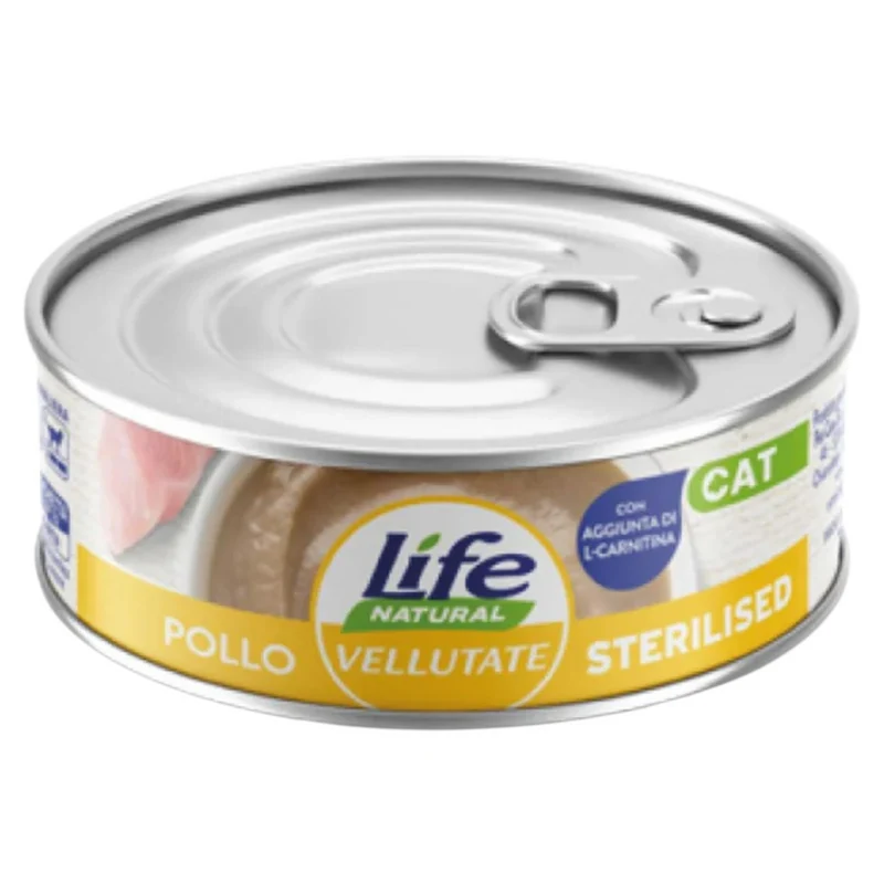 LIFE CAT Vellutata Sterilised Pollo 70gr