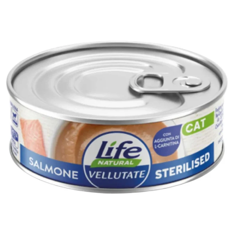 LIFE CAT Vellutata Sterilised Salmone 70gr