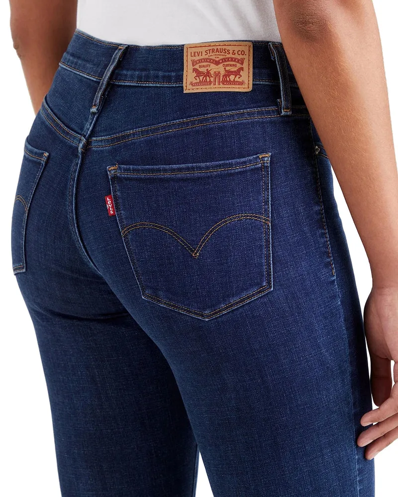 Levi's 314 Shaping Straight, Jeans Donna, Lapis Dark Horse, 27W / 30L