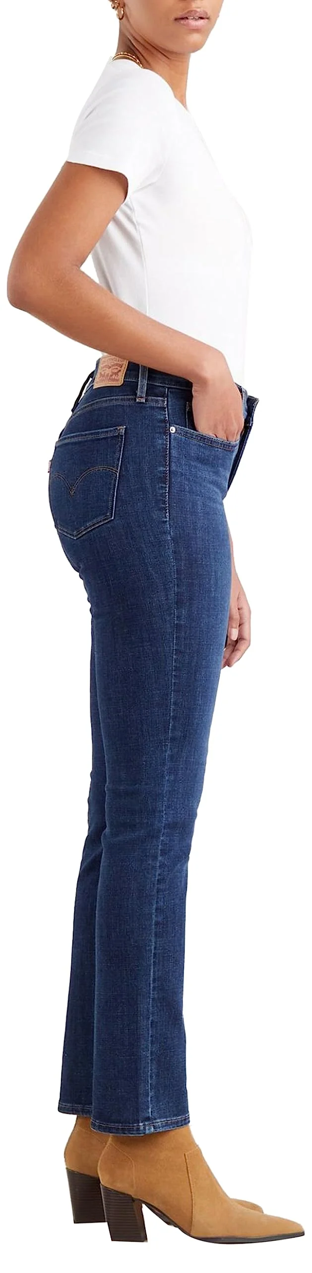 Levi's 314 Shaping Straight, Jeans Donna, Lapis Dark Horse, 27W / 30L