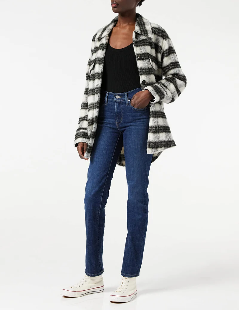 Levi's 314 Shaping Straight, Jeans Donna, Lapis Dark Horse, 27W / 30L
