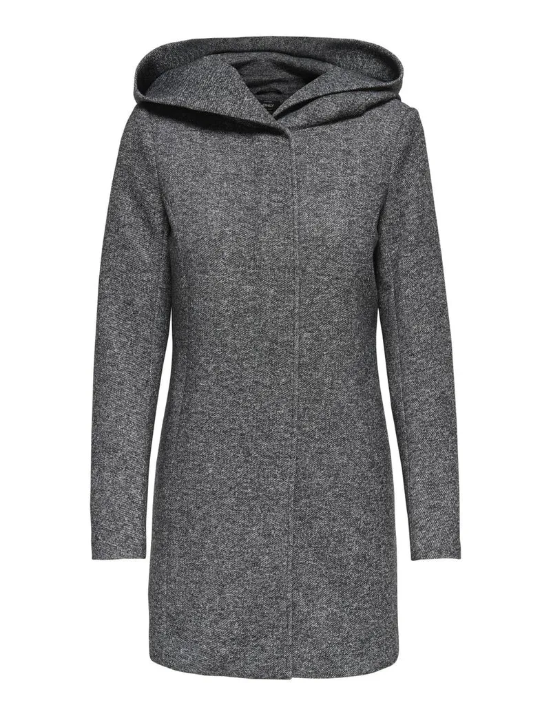 ONLY Coat ONLSEDONA Coat Dark Grey Melange l Dark Grey Melange L