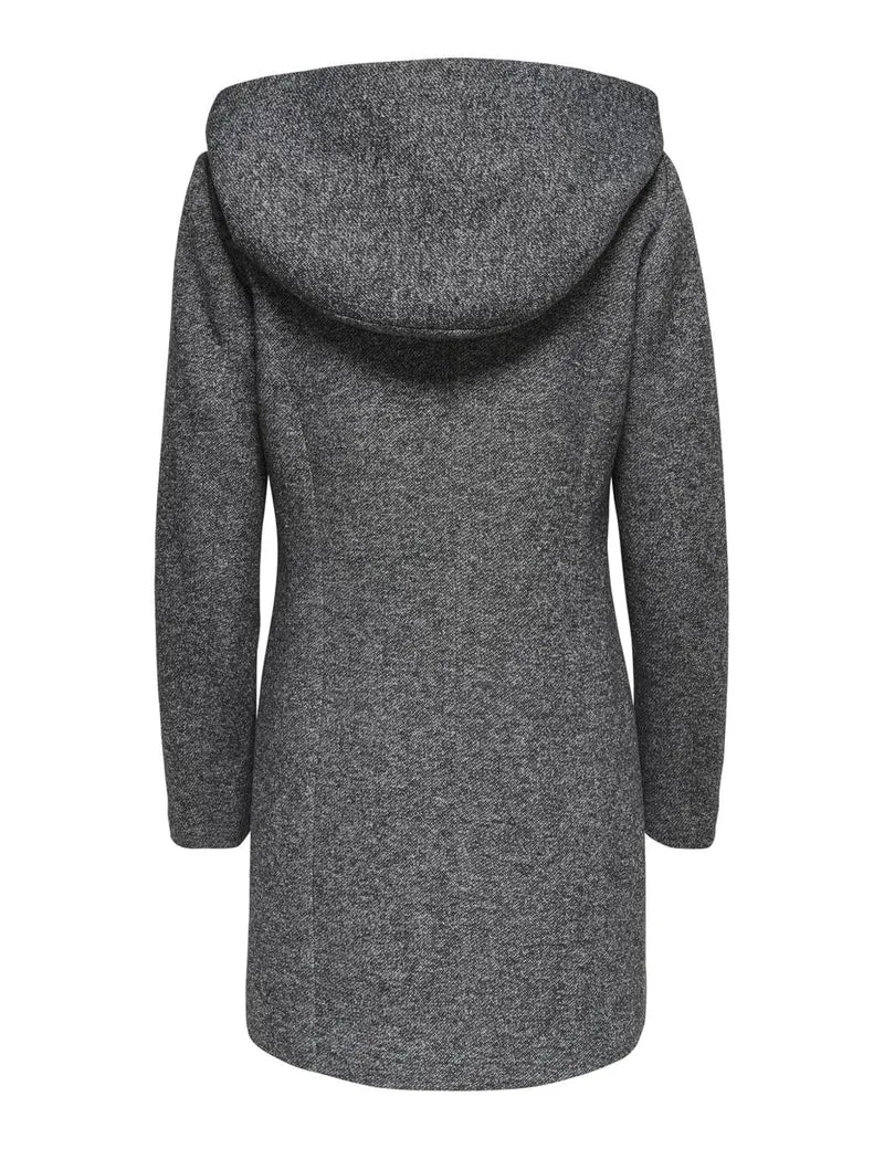 ONLY Coat ONLSEDONA Coat Dark Grey Melange l Dark Grey Melange L