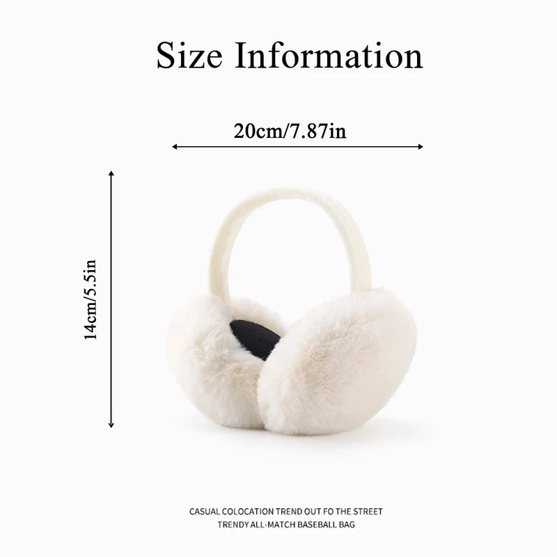 Bcenoilua Paraorecchie Invernali da Donna Pieghevoli Paraorecchie Peluche Termiche Protezione Moda Accessori Esterno di Inverno