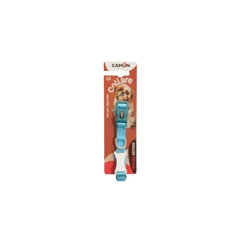 Camon Collare Regolabile Bicolore Poliestere Cane 20x450mm