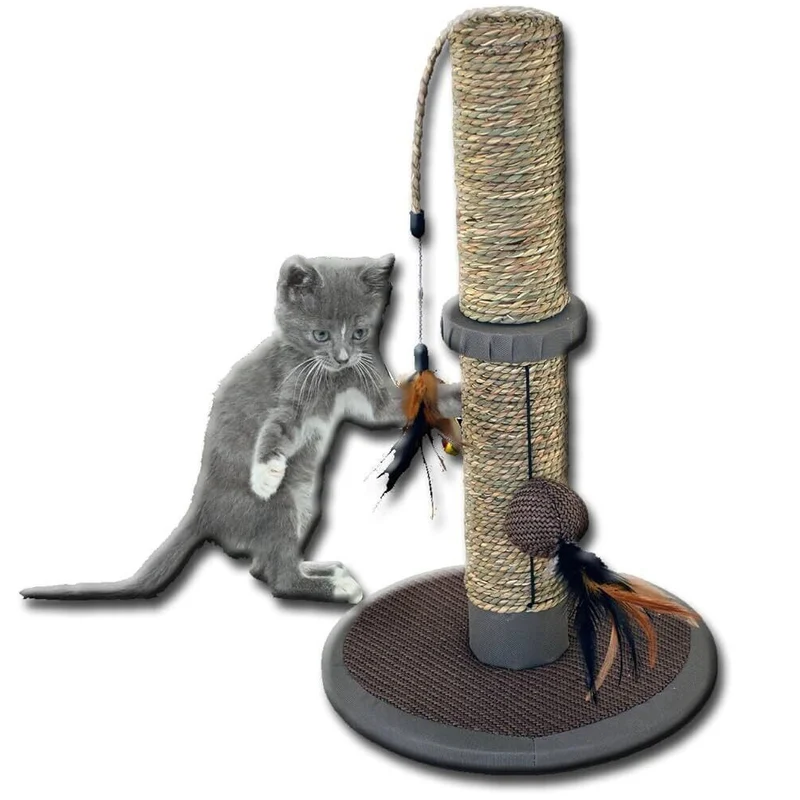 Imac Vertigo Tiragraffi in Sisal con Giochini Colonna Tiragraffi per Gatti