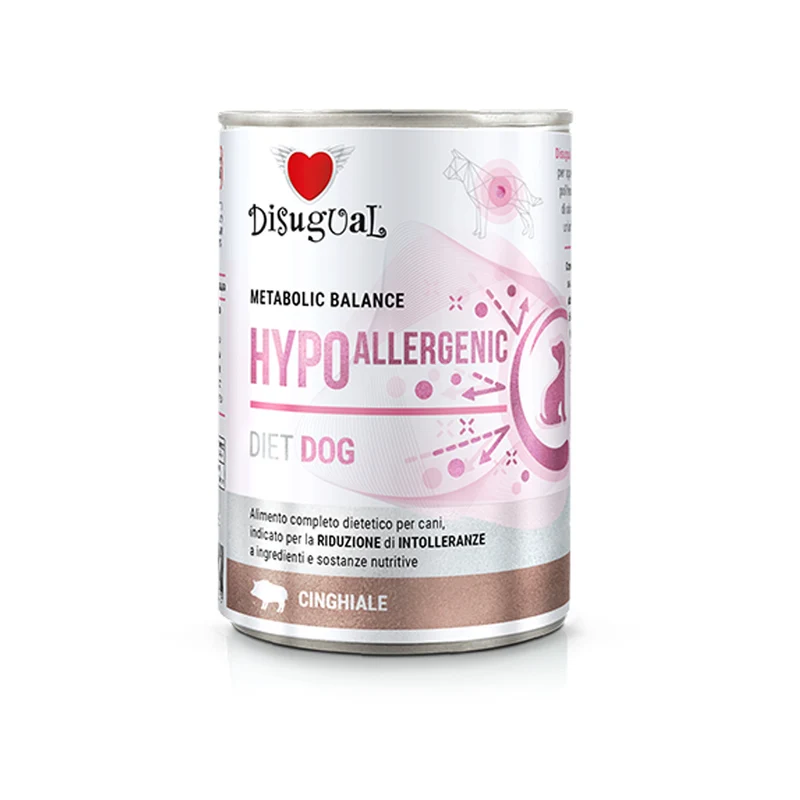 Disugual Hypoallergenic Alimento Umido per Cani con Allergie 400g