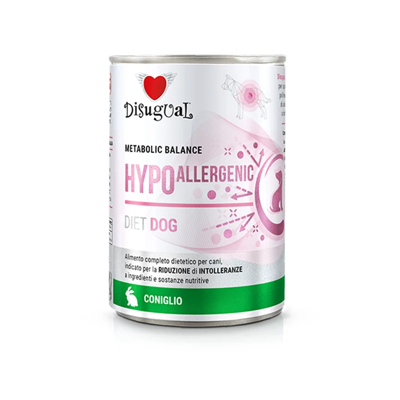 Disugual Hypoallergenic Alimento Umido per Cani con Allergie 400g