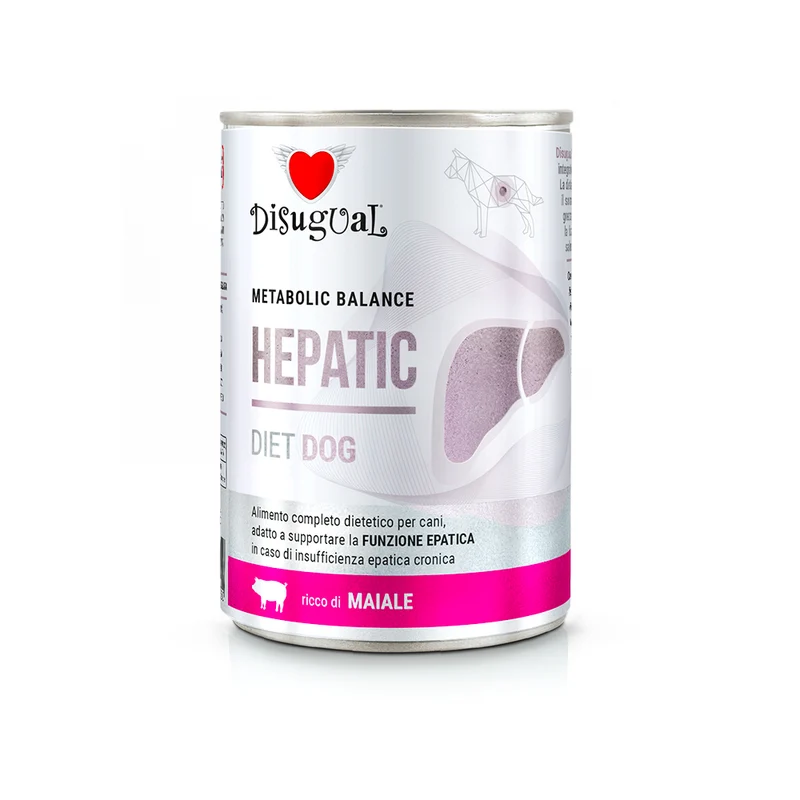 Disugual Hepatic Dog Alimento per Cani con Problemi Epatici 400 g