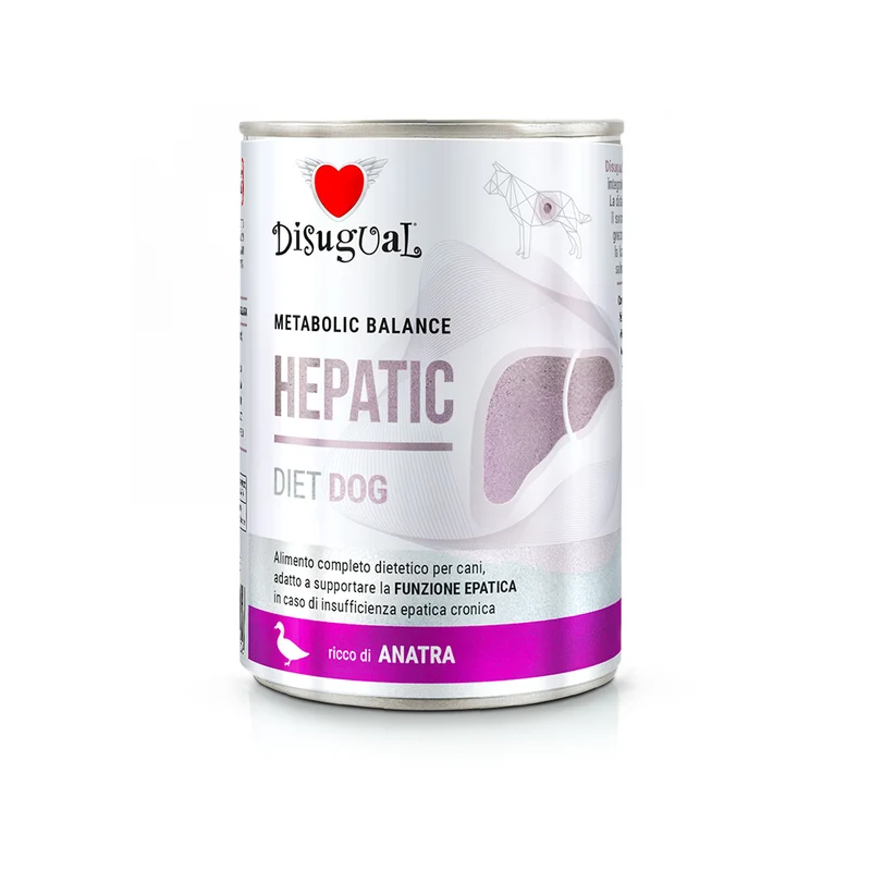 Disugual Hepatic Dog Alimento per Cani con Problemi Epatici 400 g