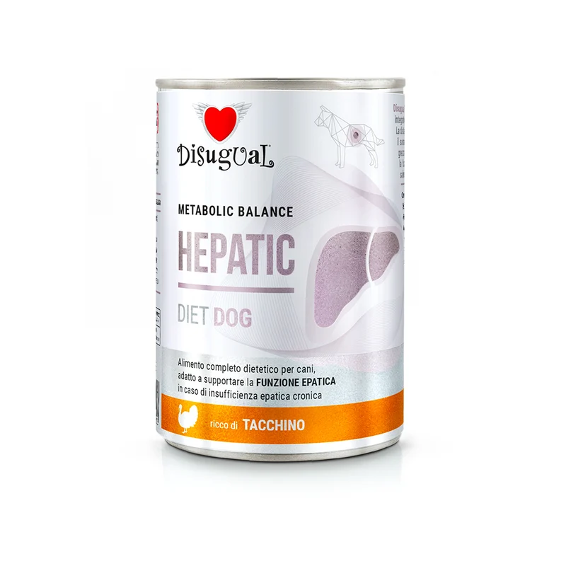 Disugual Hepatic Dog Alimento per Cani con Problemi Epatici 400 g