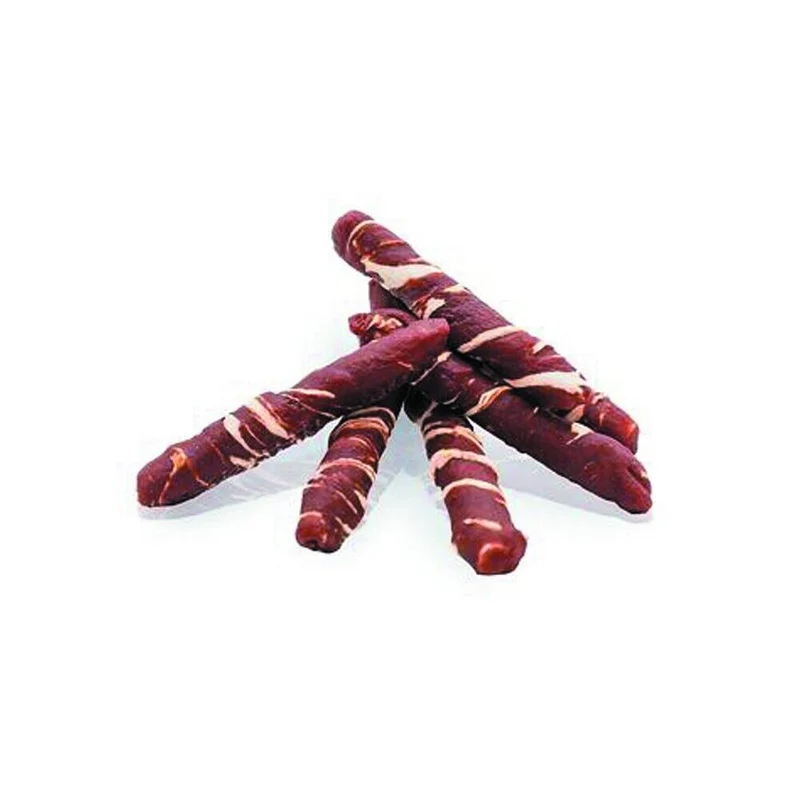 Kid Dog Stick di Bufalo Avvolti con Carne di Manzo Grigliato Snack per Cani 80 g