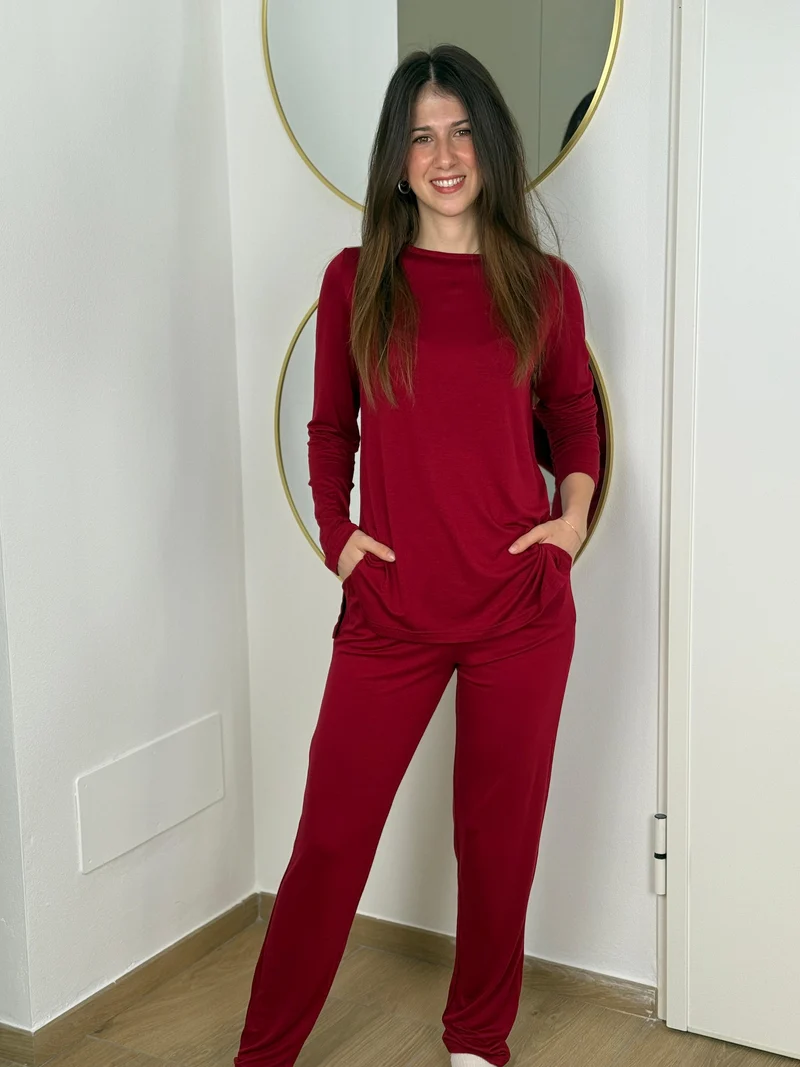 Pigiama Donna Viscosa Naturale