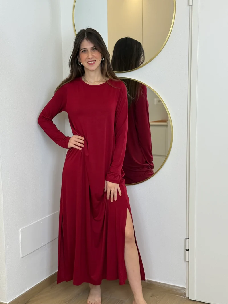 Abito Donna Viscosa Lungo