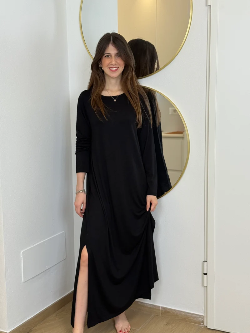 Abito Donna Viscosa Lungo