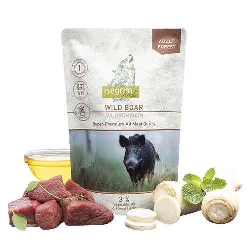 Isegrim Roots Cinghiale e Pastinaca Umido Cane