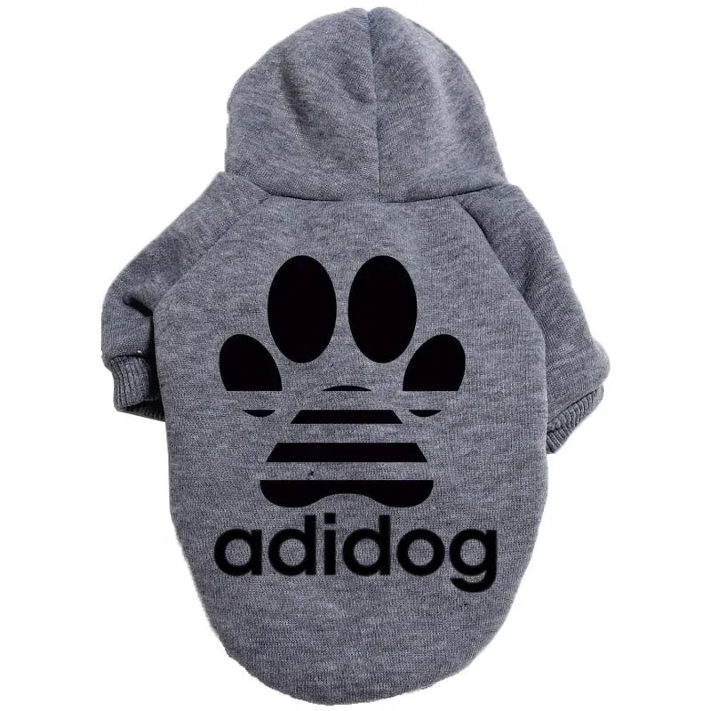 Dog Clothes Casual Autumn and Winter Hooded Sweater Large, Medium and Small Dogs Pet Clothing