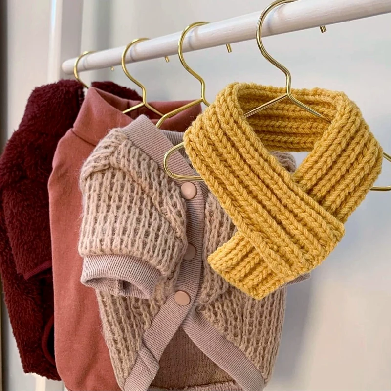 Pet Schnauzer Knitted Sweater Autumn and Winter Clothing Teddy Cat Cat Bichon Small Size Dogs VIP Pomeranian Dog Clothes