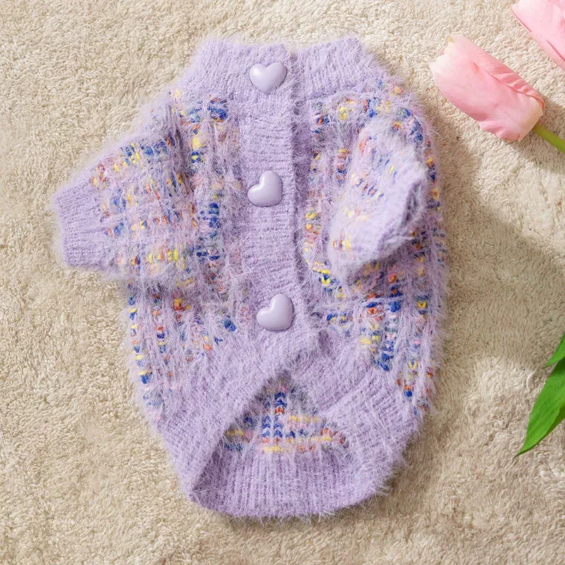 Rabbit Sweater Pet Spring and Autumn Puppy Clothes Small Puppies Winter Teddy Bichon Pomeranian VIP Cat