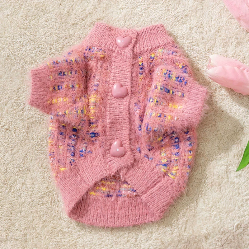 Rabbit Sweater Pet Spring and Autumn Puppy Clothes Small Puppies Winter Teddy Bichon Pomeranian VIP Cat
