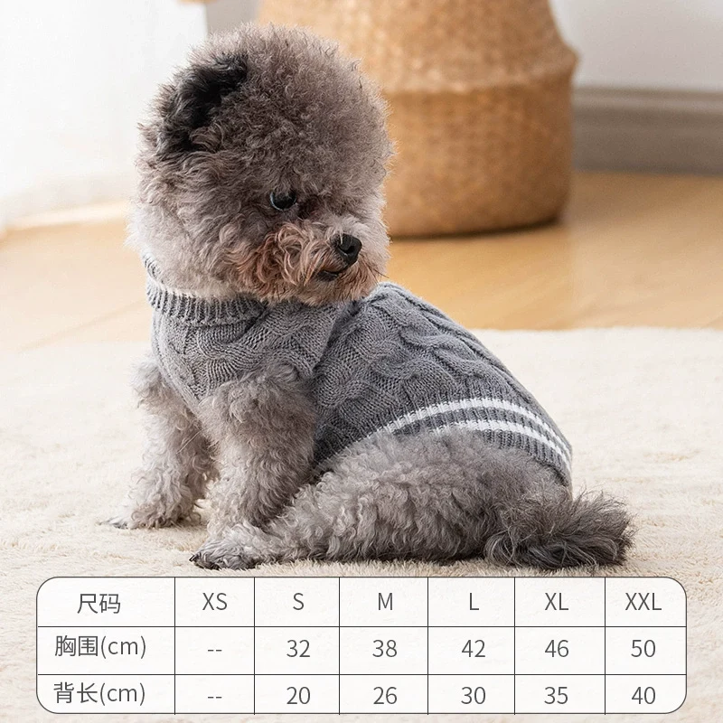 Pet Cute Clothes Autumn Dog Casual Two Feet Apparel Cat Clothing Winter Small Size Dogs Bichon Teddy Bottoming Sweater