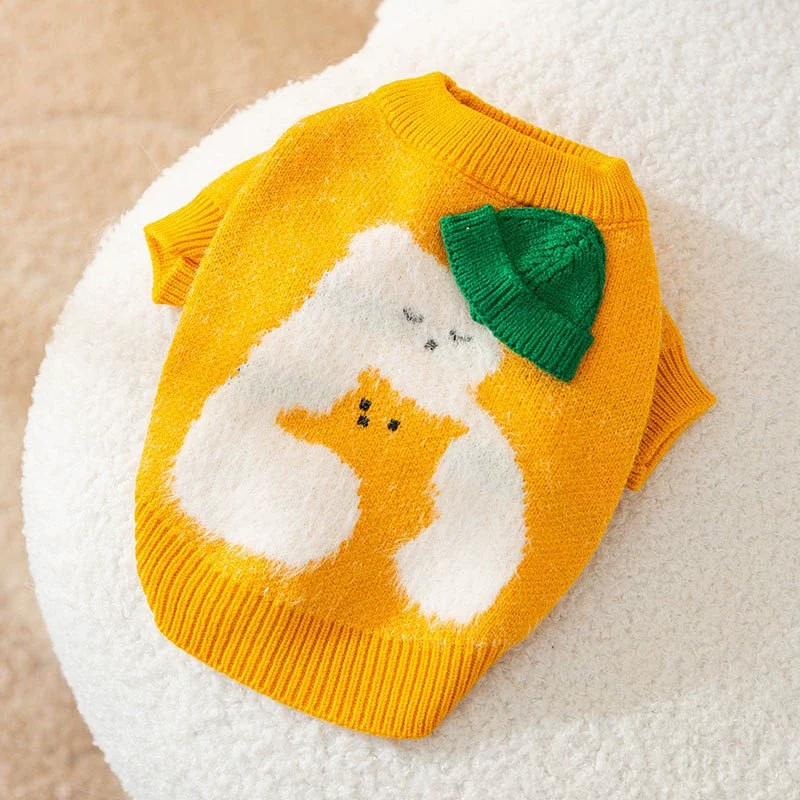 Cool Cardigan Sweater Puppy Clothes Spring and Autumn Pet Teddy Small Size Dogs Bichon Cat Cute Internet Celebrity