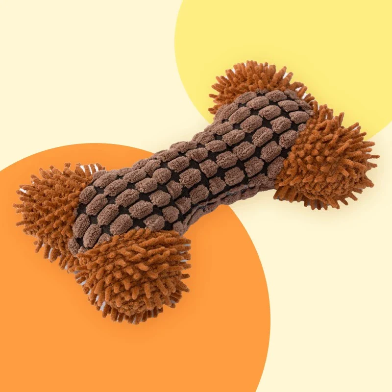 Dog Toy Stuffed Bite-Resistant Molar Sound Corgi Puppy Golden Retriever Small Large Dog Pet Supplies Relieving Stuffy Handy Gadget