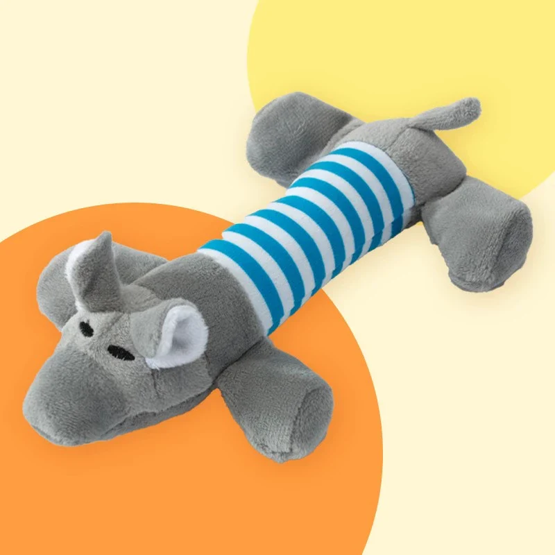 Dog Toy Stuffed Bite-Resistant Molar Sound Corgi Puppy Golden Retriever Small Large Dog Pet Supplies Relieving Stuffy Handy Gadget