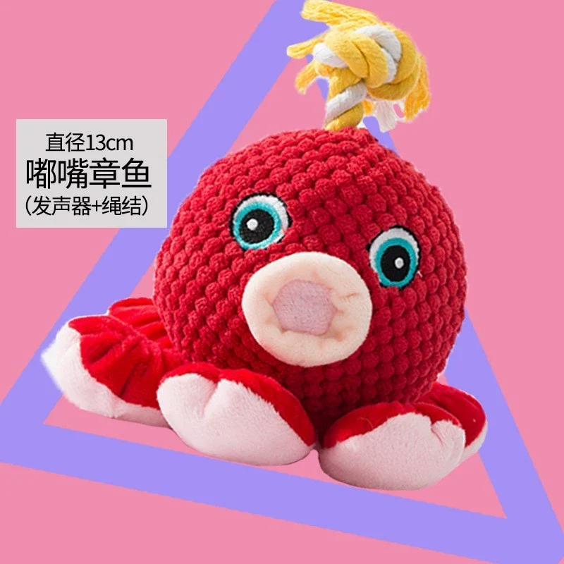 South korea Pet Sound Toy Ringing Paper Cabbage Dog BB Call Plush Bite-Resistant Doll Shiba Inu Corgi Teddy French Bucket