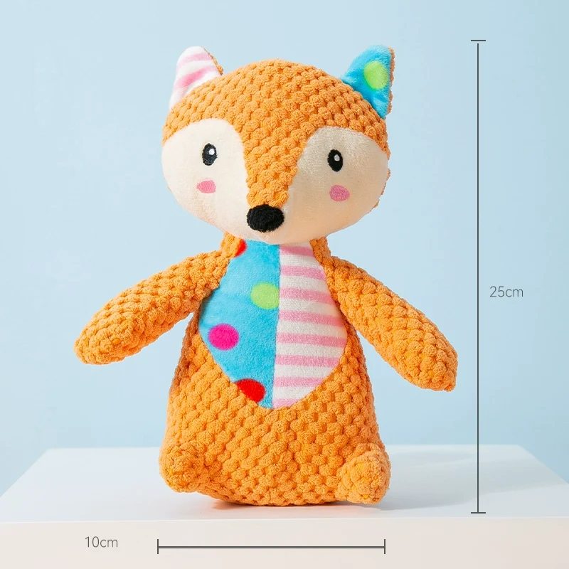 Dog Sound Stuffed Toy Self-Hi Relieving Stuffy Handy Gadget Bite-Resistant Molar Pet Teddy Corgi Small Puppies Supplies