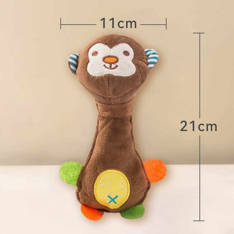 Dog Sound Stuffed Toy Self-Hi Relieving Stuffy Handy Gadget Bite-Resistant Molar Pet Teddy Corgi Small Puppies Supplies